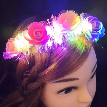 Cintillo Flores Led