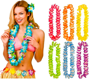 Collar Hawaiano Garland No Led