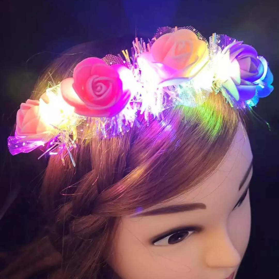 Cintillo Flores Led